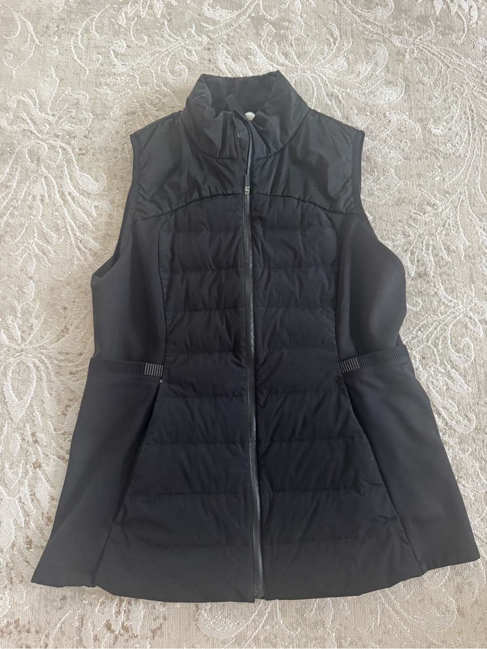 lululemon athletica Black Zip Vest size 12